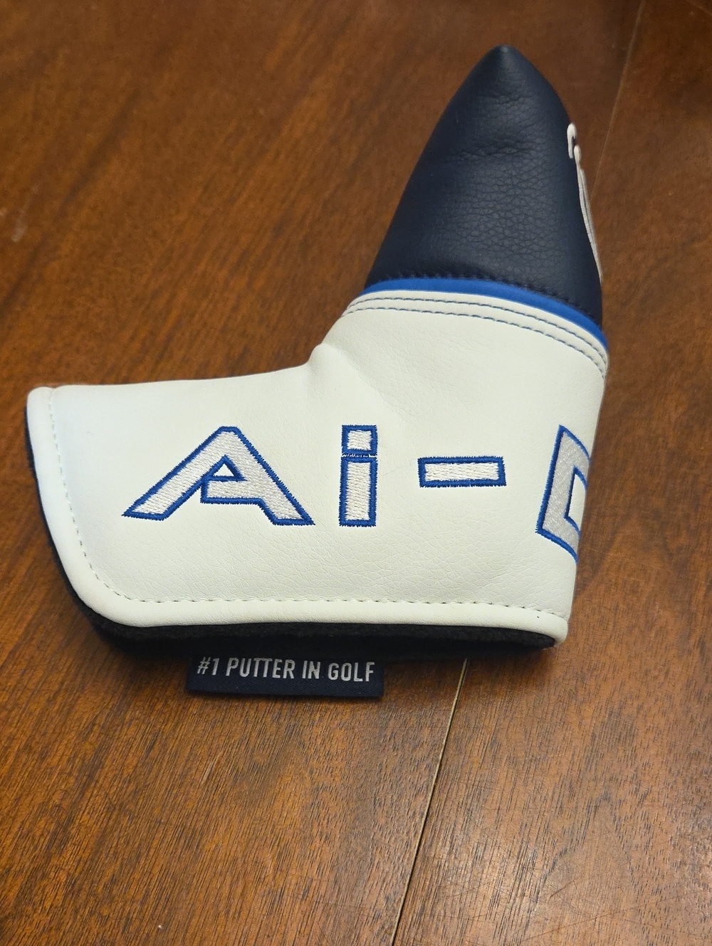 Odyssey Ai-one White and Blue Putter Headcover